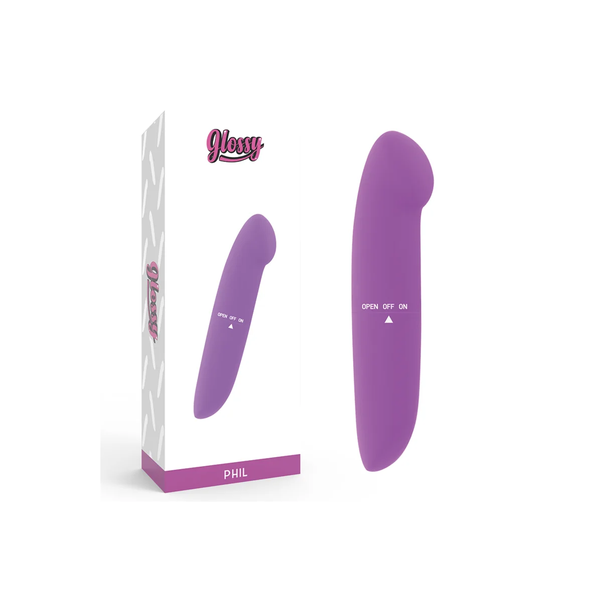 Phil Vibrator Lila von Glossy kaufen | Fesselliebe