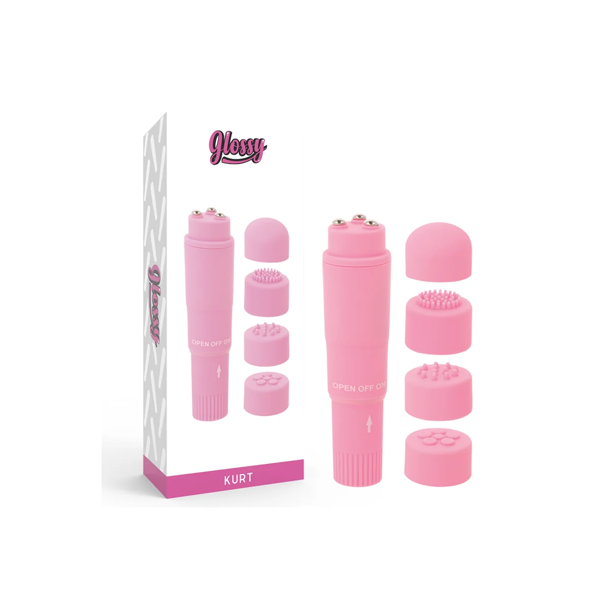 Kurt Taschenmassager Rosa von Glossy kaufen | Fesselliebe