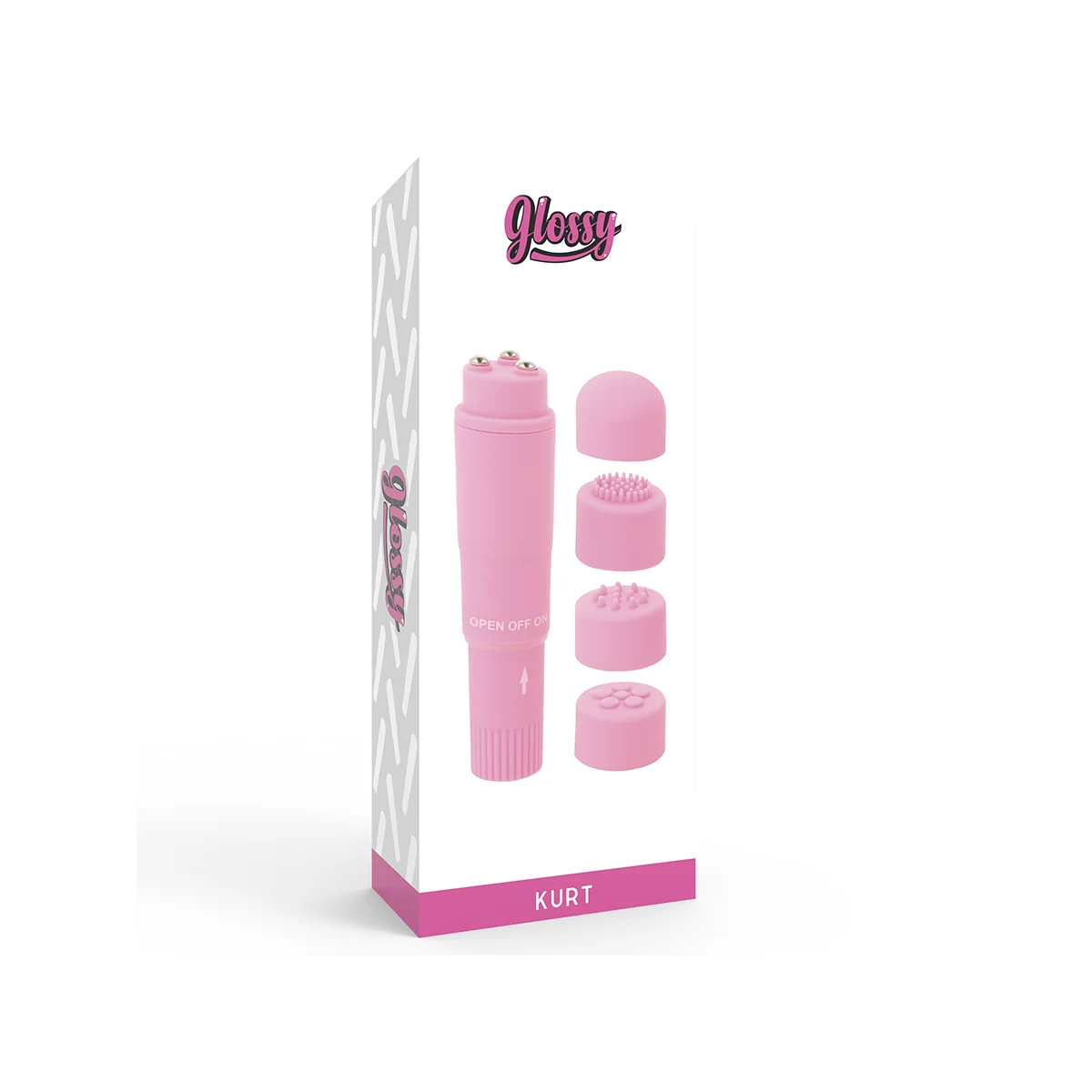 Kurt Taschenmassager Rosa von Glossy kaufen | Fesselliebe