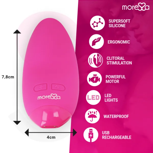 Blossom Rosa Vibrator von Moressa kaufen | Fesselliebe