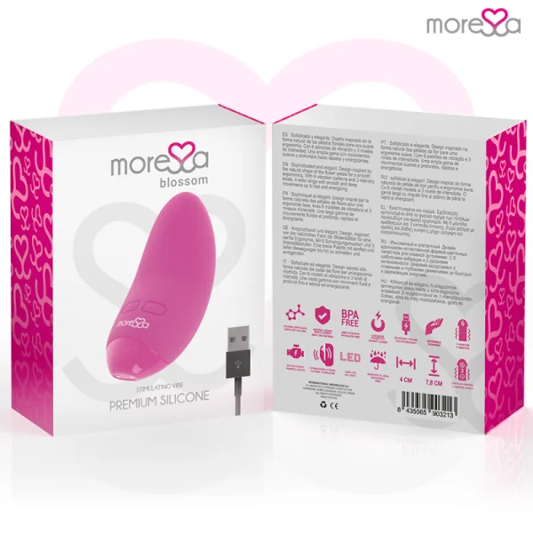 Blossom Rosa Vibrator von Moressa kaufen | Fesselliebe