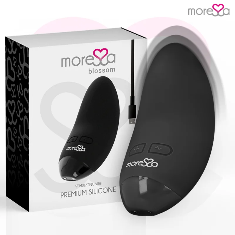 Blossom Schwarzer Vibrator von Moressa kaufen | Fesselliebe