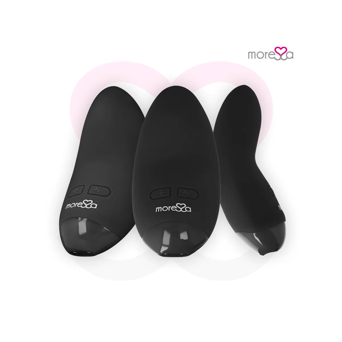 Blossom Schwarzer Vibrator von Moressa kaufen | Fesselliebe