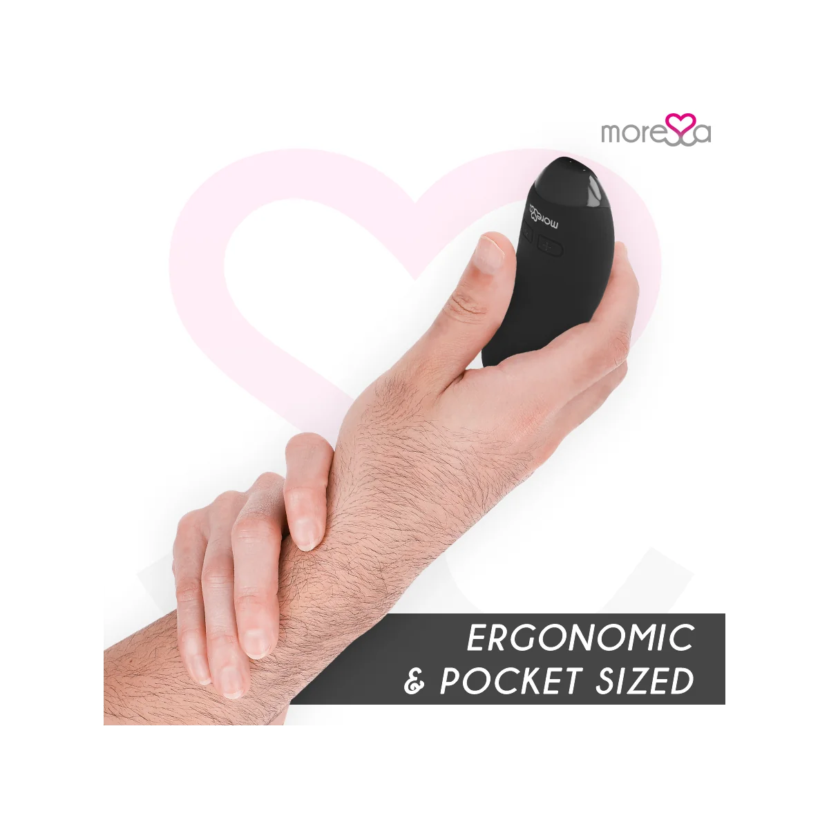 Blossom Schwarzer Vibrator von Moressa kaufen | Fesselliebe