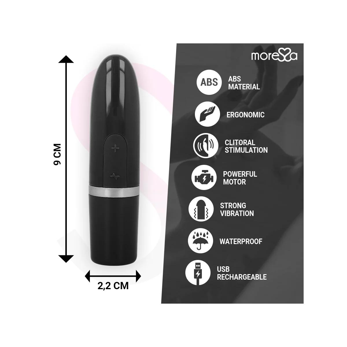 Ivy Vibrator Stimulator Reise Schwarz von Moressa kaufen | Fesselliebe