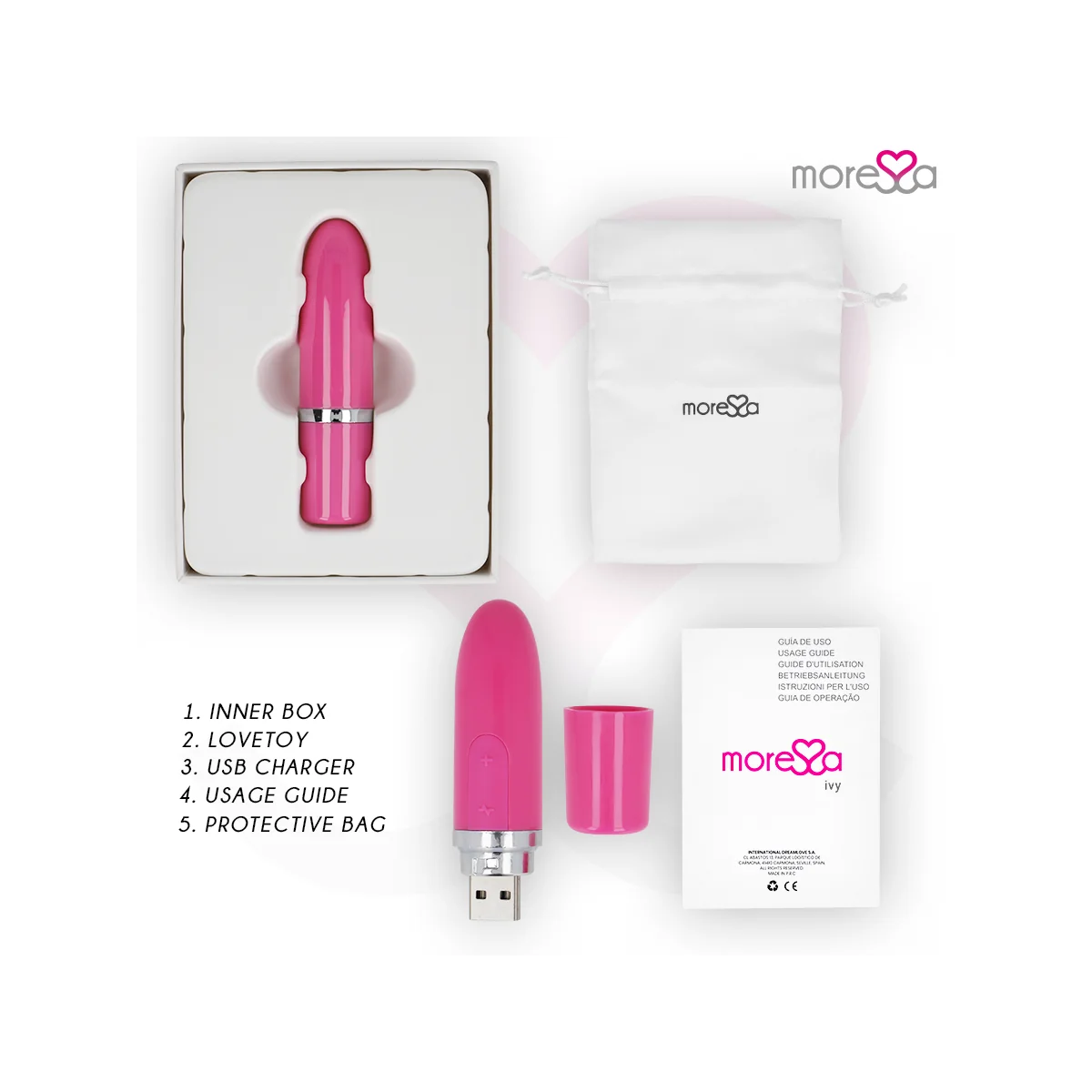 Ivy Vibrator Stimulator Reise Rosa von Moressa kaufen | Fesselliebe
