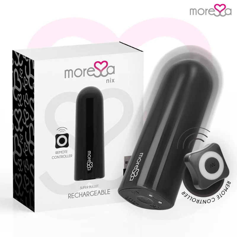 Nix Vibrator mit Fernbedienung Schwarz von Moressa kaufen | Fesselliebe
