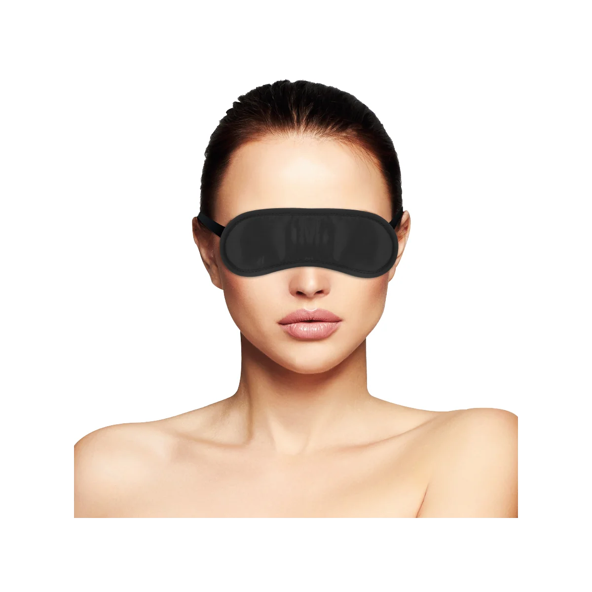 Gerade Schwarze Maske von Darkness Bondage kaufen | Fesselliebe