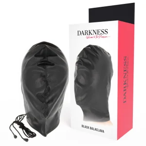 Unterjugungsmaske Schwarz von Darkness Bondage kaufen | Fesselliebe