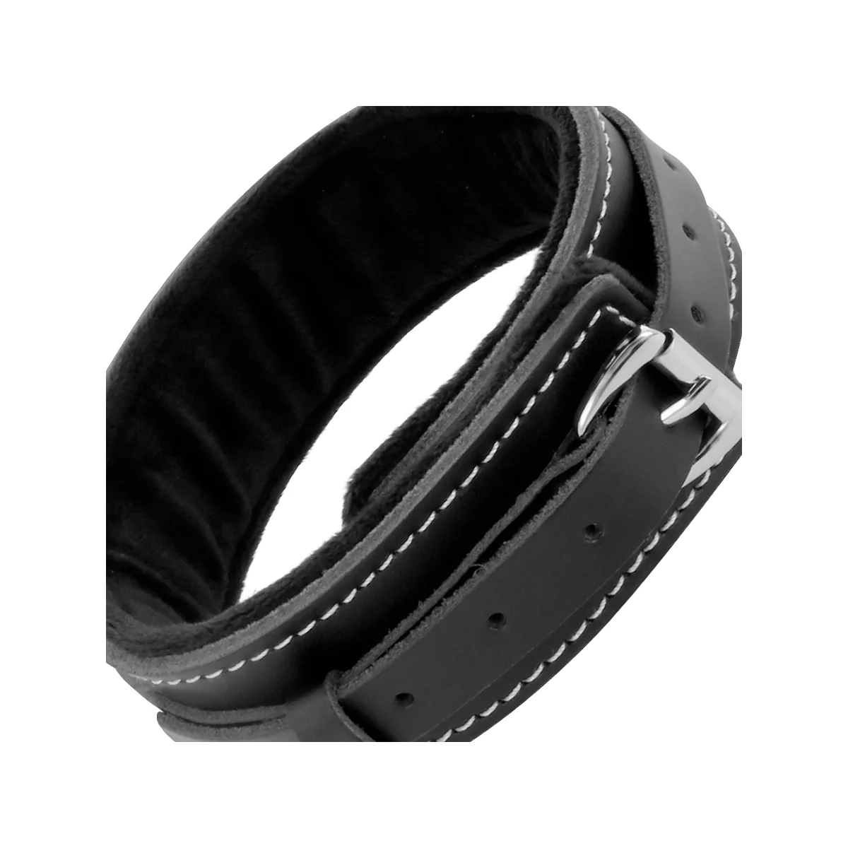 Hochwertige Leder-Halskette mit Leine von Darkness Bondage kaufen | Fesselliebe