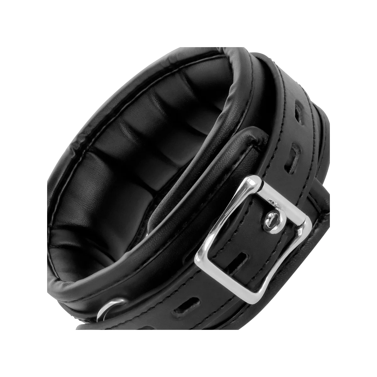 Weiche Leder-Halskette mit Kette von Darkness Bondage kaufen | Fesselliebe