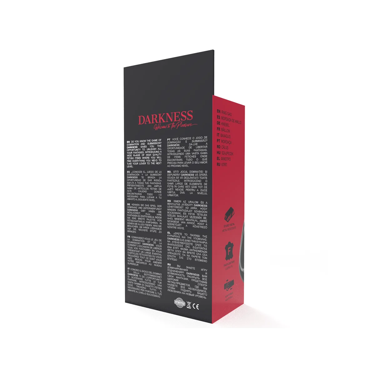 Gag mit Ringdurchmesser 3,6 cm von Darkness Bondage kaufen | Fesselliebe