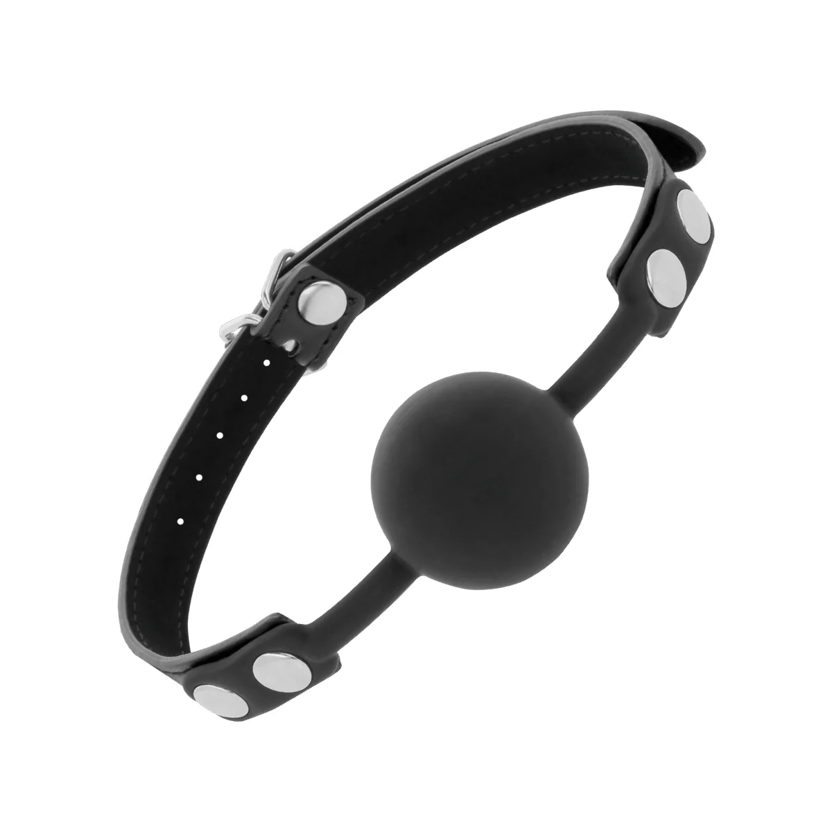 Knebel aus Schwarzem Silikon von Darkness Bondage kaufen | Fesselliebe