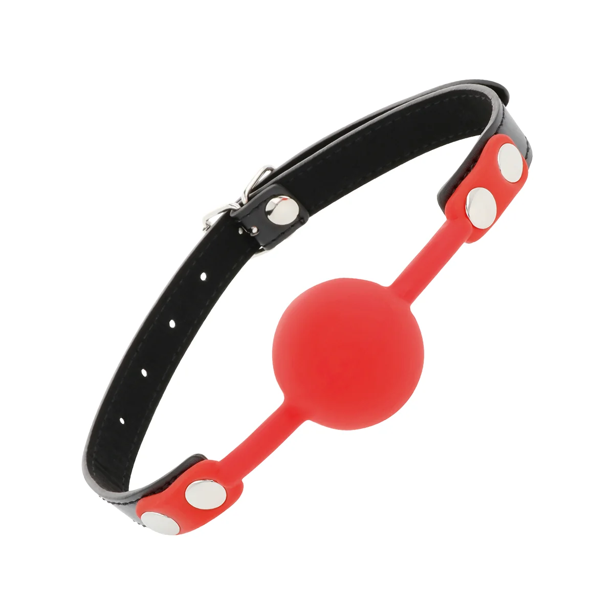 Knebel aus Rotem Silikon von Darkness Bondage kaufen | Fesselliebe