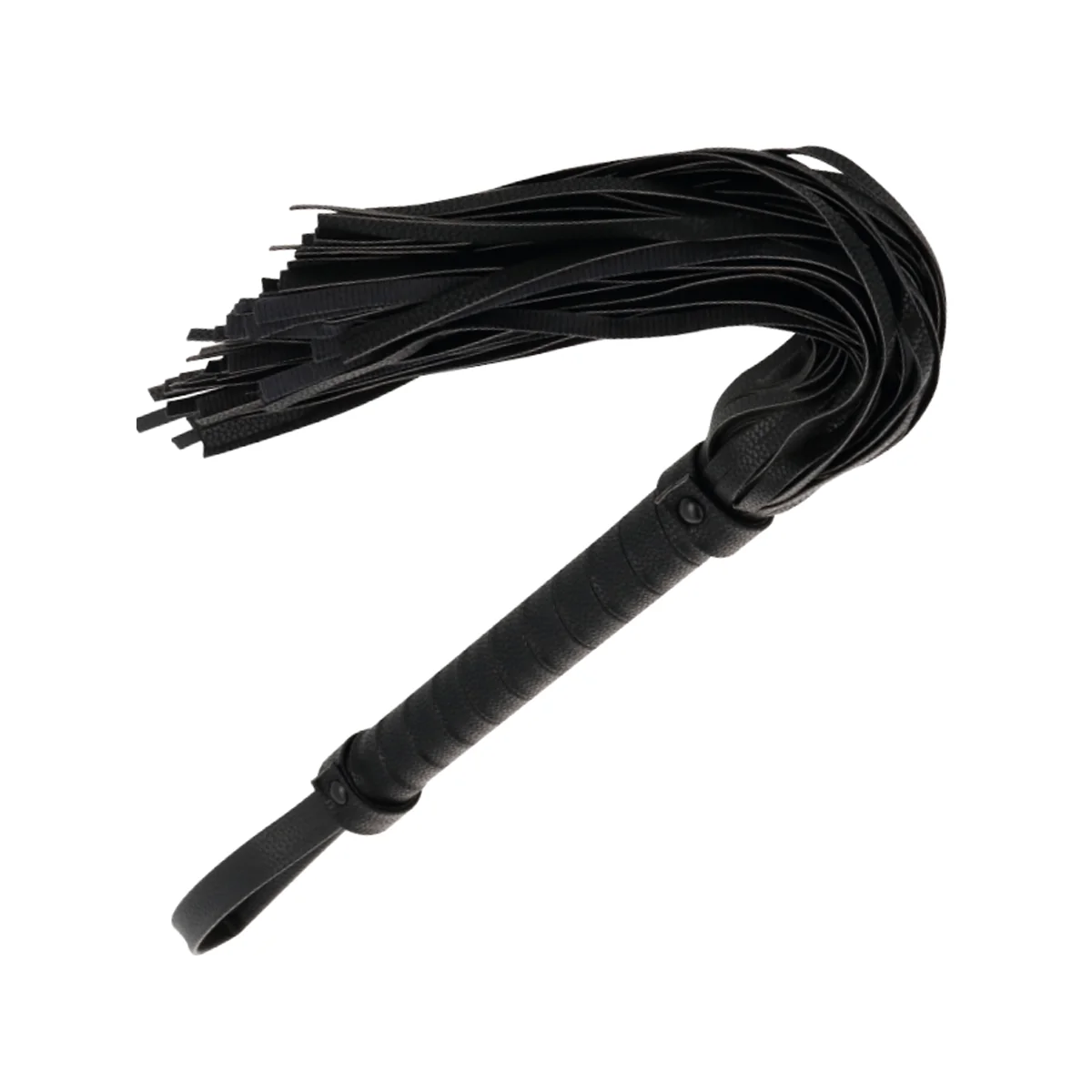 Schwarze Bondage-Peiste 42cm aus Leder von Darkness Sensations kaufen | Fesselliebe