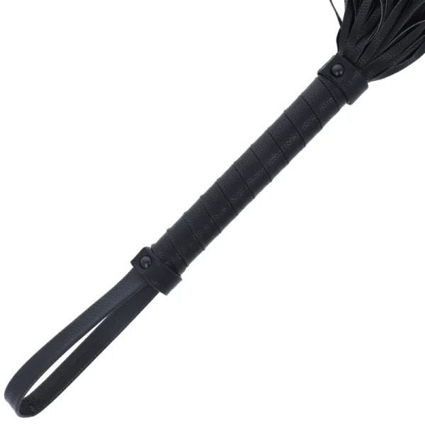 Schwarze Bondage-Peiste 42cm aus Leder von Darkness Sensations kaufen | Fesselliebe