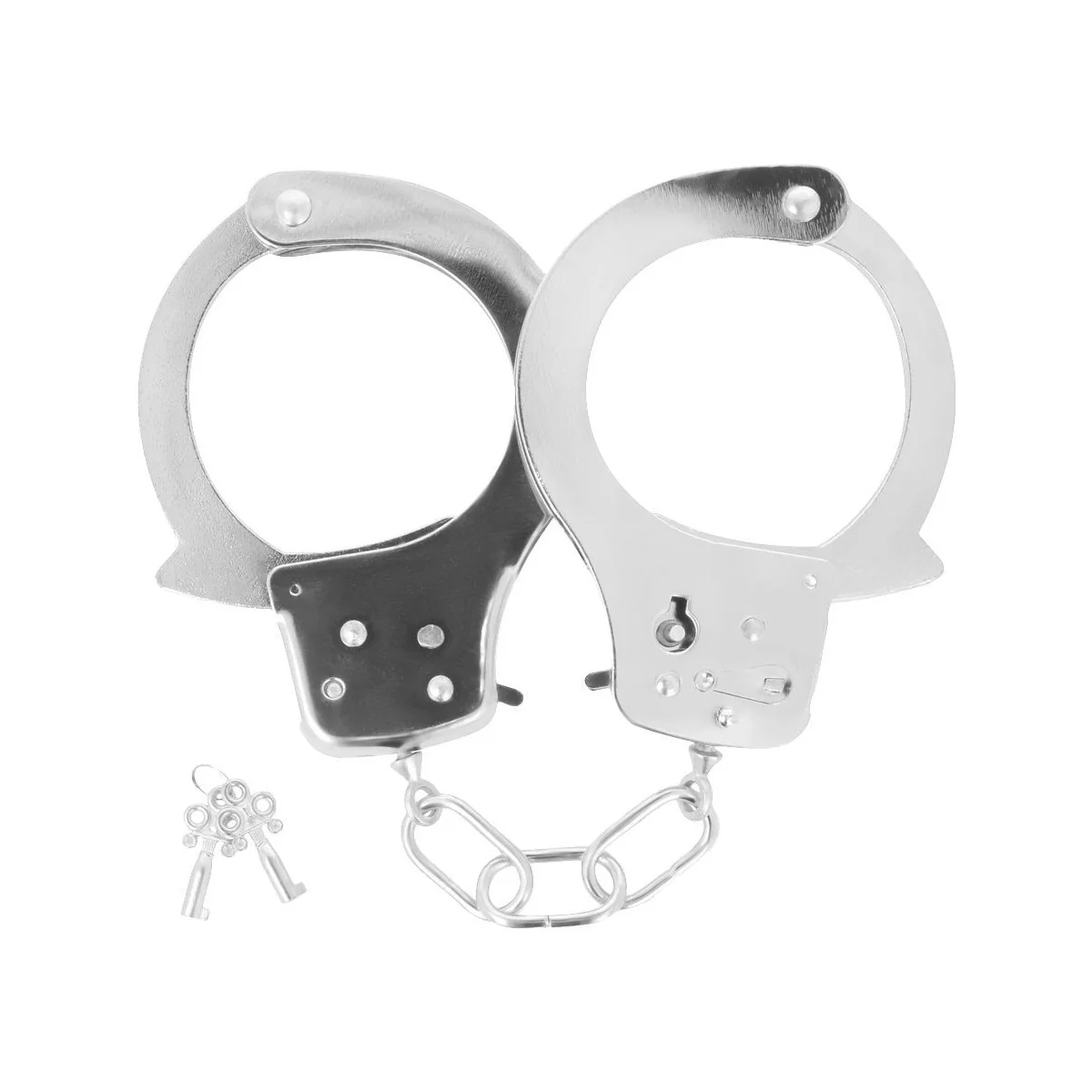 Handschellen aus Metall mit Schlüssel von Darkness Bondage kaufen | Fesselliebe