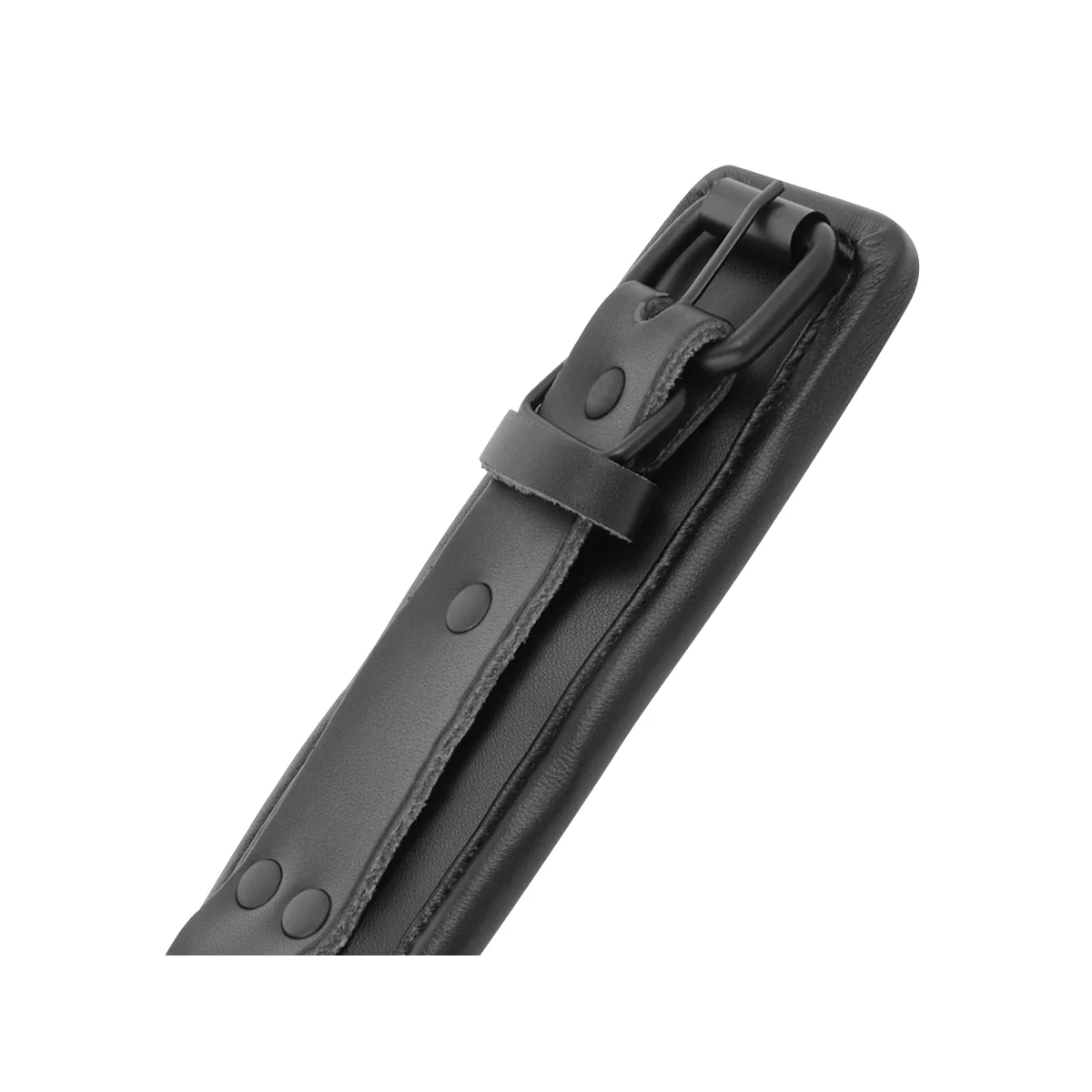 Verstellbare Knöchel-Handschellen aus Schwarzem Leder von Darkness Bondage kaufen | Fesselliebe