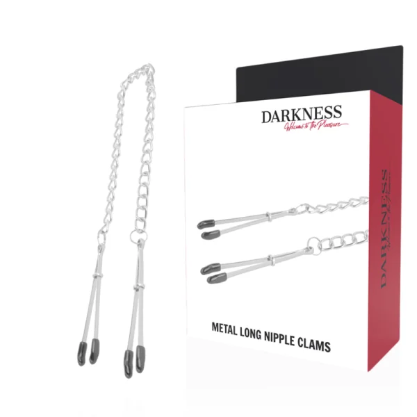 Einstellbare Metall-Nippelklammern von Darkness Sensations kaufen | Fesselliebe