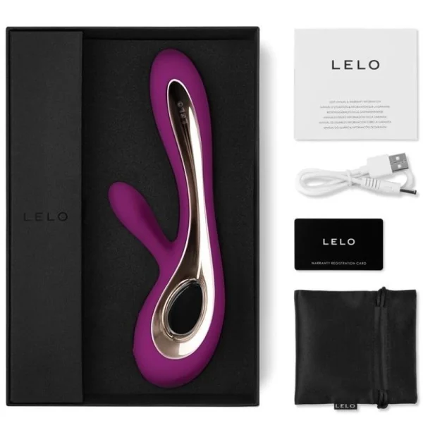 Soraya 2 Rabbit Deep Rose Vibrator von Lelo kaufen | Fesselliebe