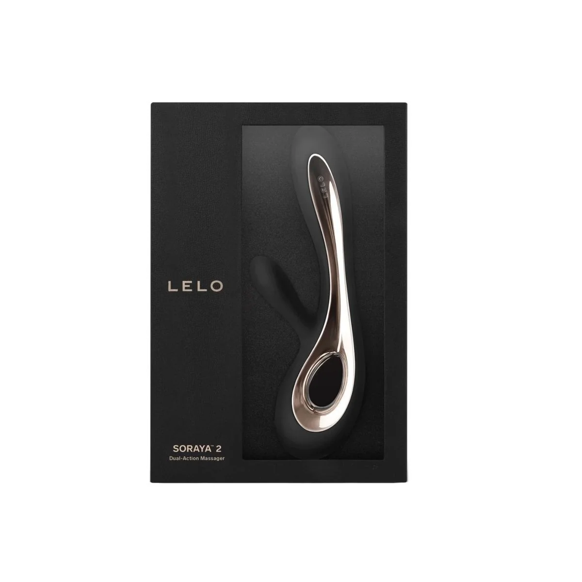 Soraya 2 Schwarzer Kaninchenvibrator von Lelo kaufen | Fesselliebe