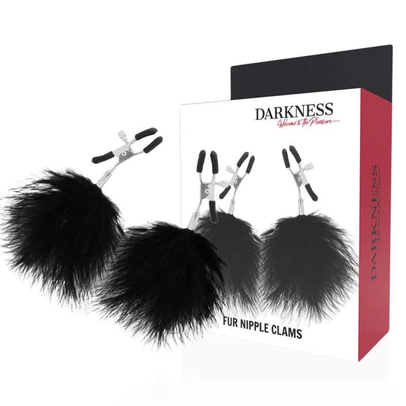 Pom-Pom-Nippelklammern 2 von Darkness Sensations kaufen | Fesselliebe