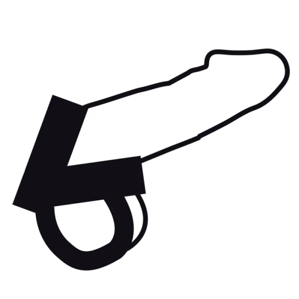 Beigering für Penis und Hoden von Darkness Sensations kaufen | Fesselliebe