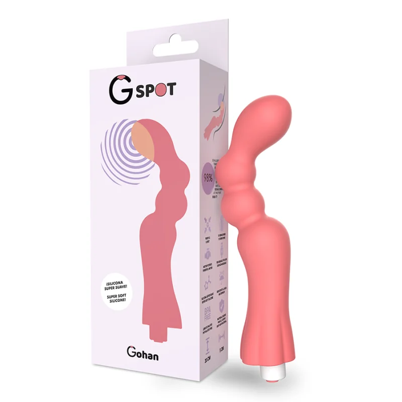 Gohan Vibrator Hellrot von G-Spot kaufen | Fesselliebe