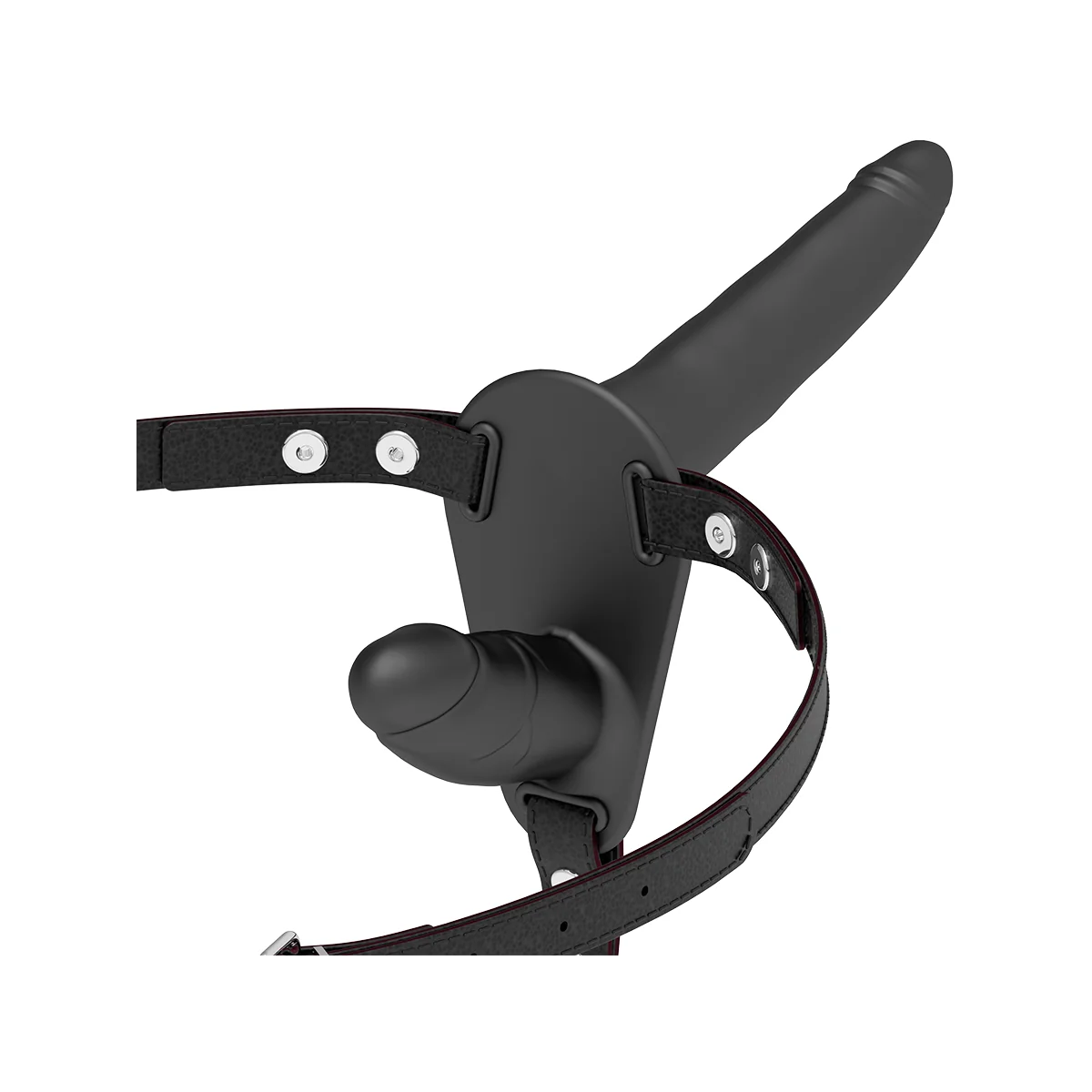 Doppelte Penetration Schwarz von Fetish Submissive Harness kaufen | Fesselliebe