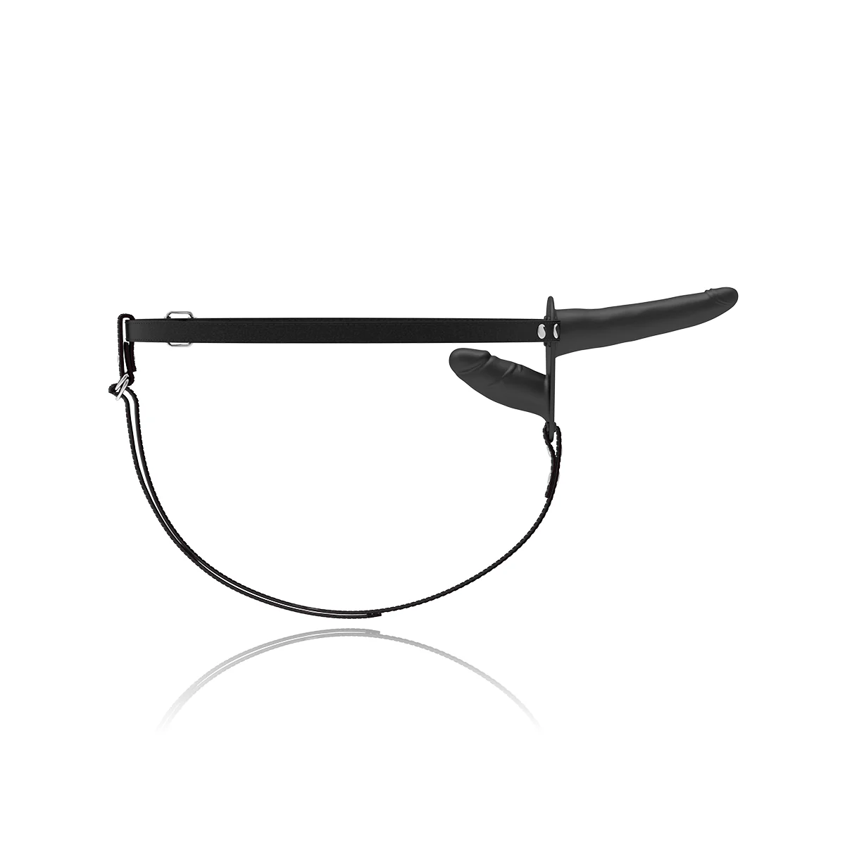 Doppelte Penetration Schwarz von Fetish Submissive Harness kaufen | Fesselliebe