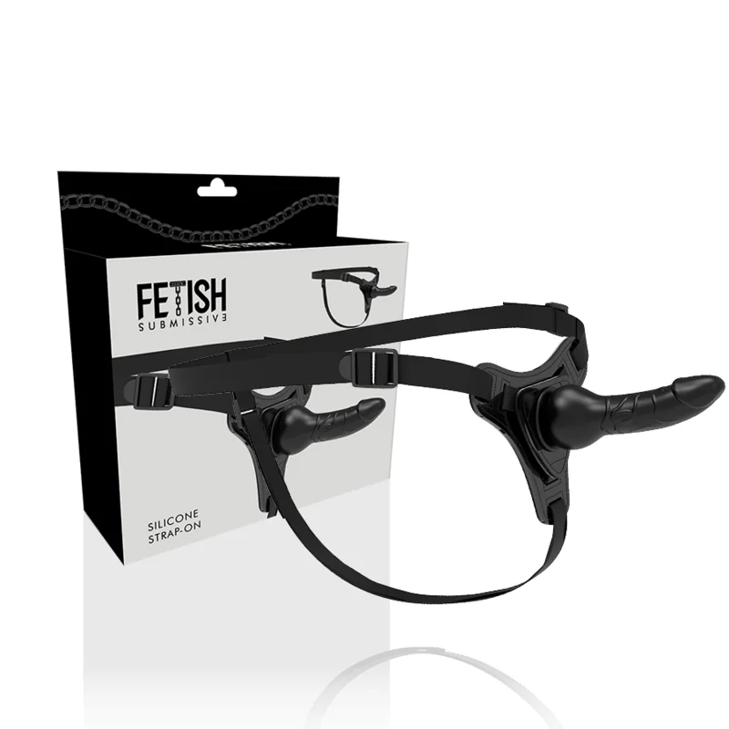 Realistisches Schwarzes Silikon 16 cm von Fetish Submissive Harness kaufen | Fesselliebe 2