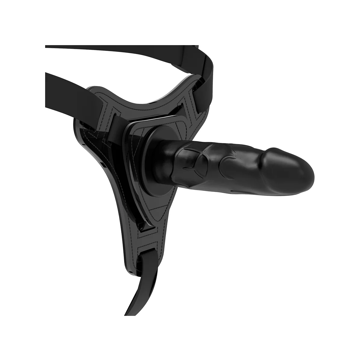 Realistisches Schwarzes Silikon 15 cm von Fetish Submissive Harness kaufen | Fesselliebe