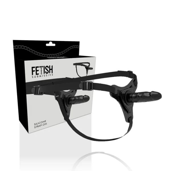 Realistisches Schwarzes Silikon 15 cm von Fetish Submissive Harness kaufen | Fesselliebe