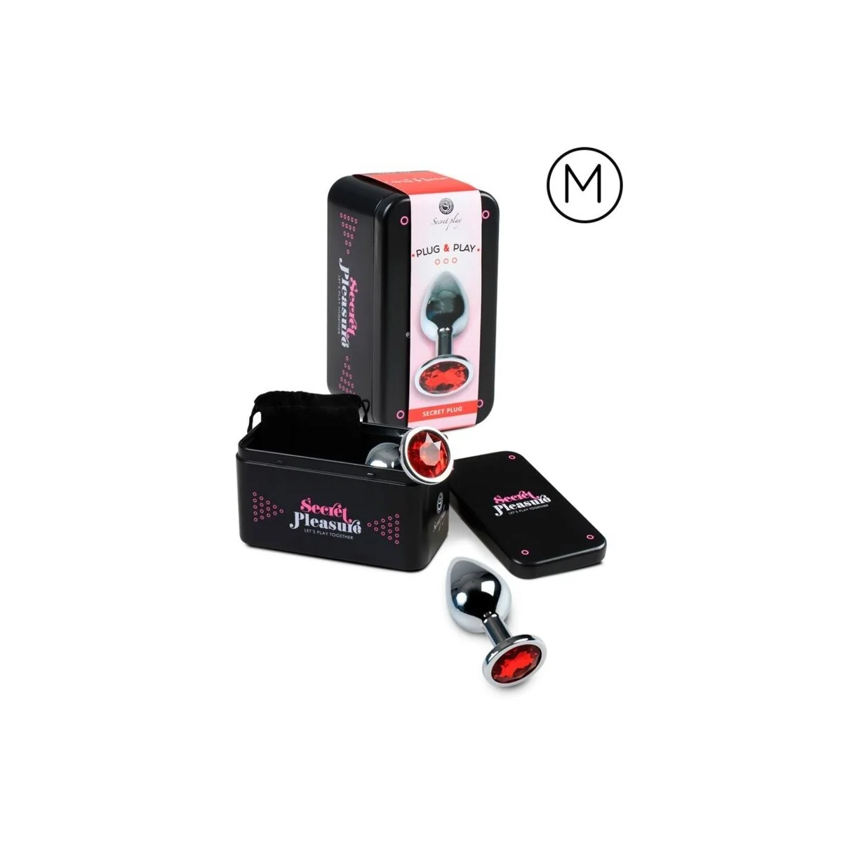 Analplug Rot M von Secretplay Toys kaufen | Fesselliebe