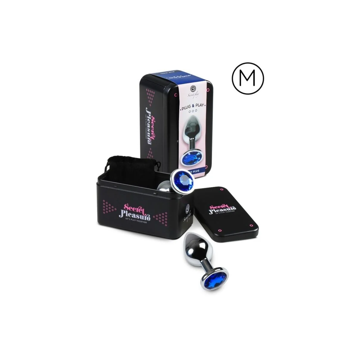 Analplug Blau M von Secretplay Toys kaufen | Fesselliebe