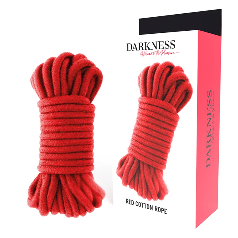 Japanisches Seil 10 M Rot von Darkness Bondage kaufen | Fesselliebe