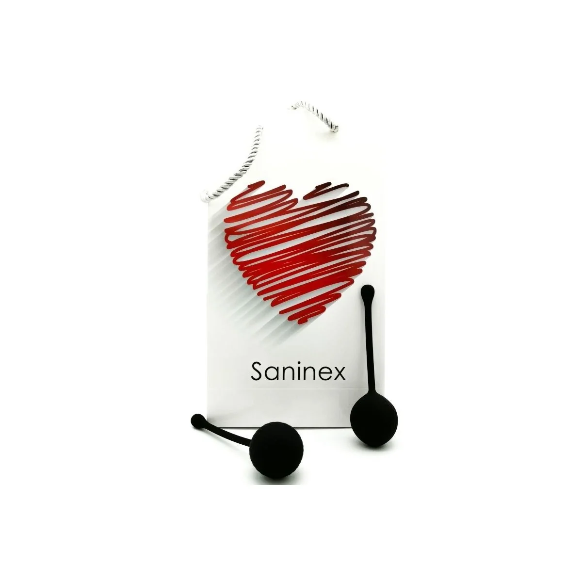 Clever Schwarzer Ball von Saninex Sextoys kaufen | Fesselliebe