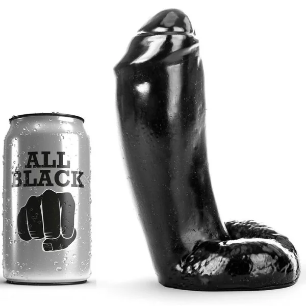 Realistischer Dildo 18 cm von All Black kaufen | Fesselliebe