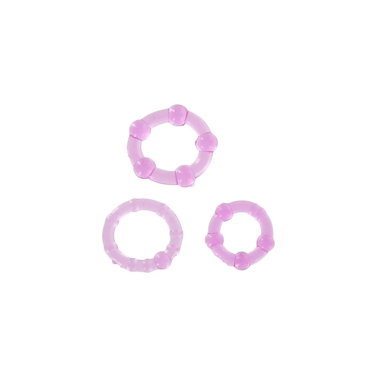 Set aus Drei Lila Penisringen von Seven Creations kaufen | Fesselliebe