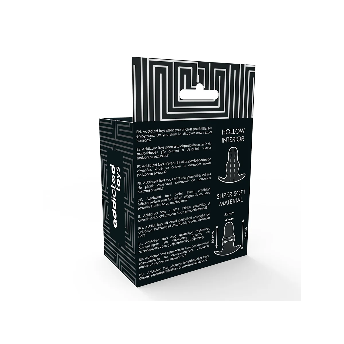 Medium Anal Dilator 9.5 cm - Transparent von Addicted Toys kaufen | Fesselliebe