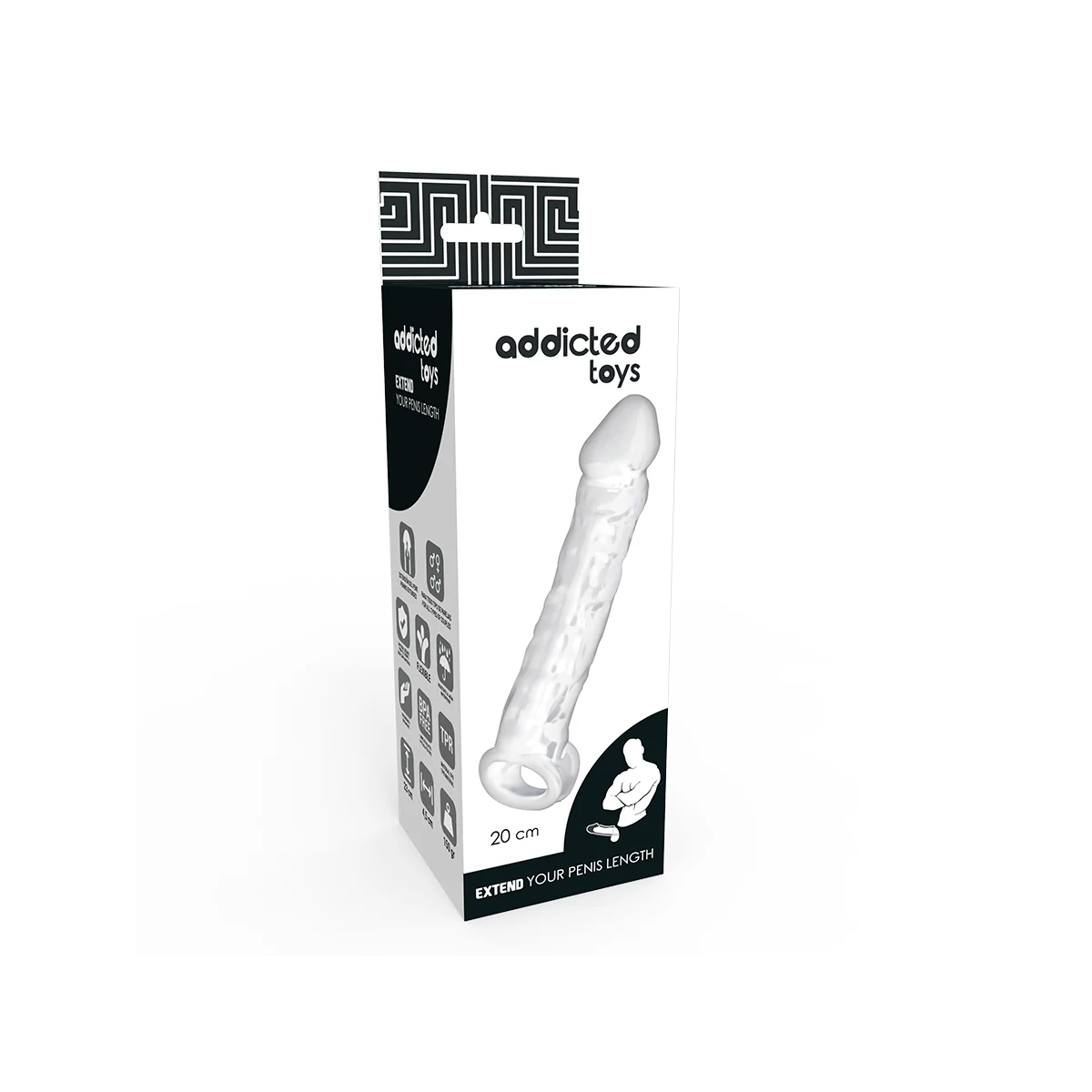 Dong-Verlngerung Transparent von Addicted Toys kaufen | Fesselliebe