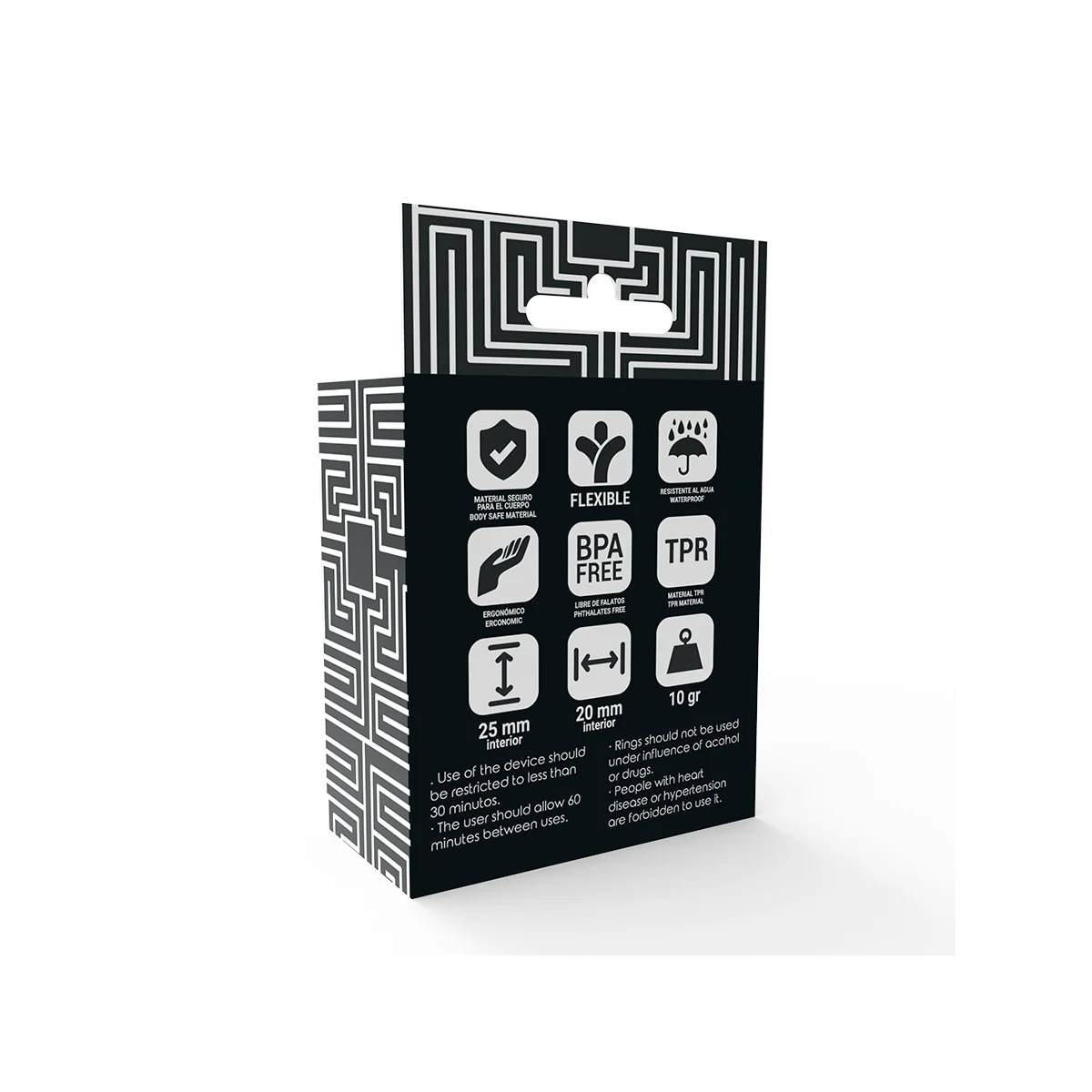 C-Ring-Set Schwarz von Addicted Toys kaufen | Fesselliebe