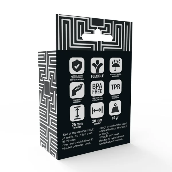 C-Ring-Set Schwarz von Addicted Toys kaufen | Fesselliebe