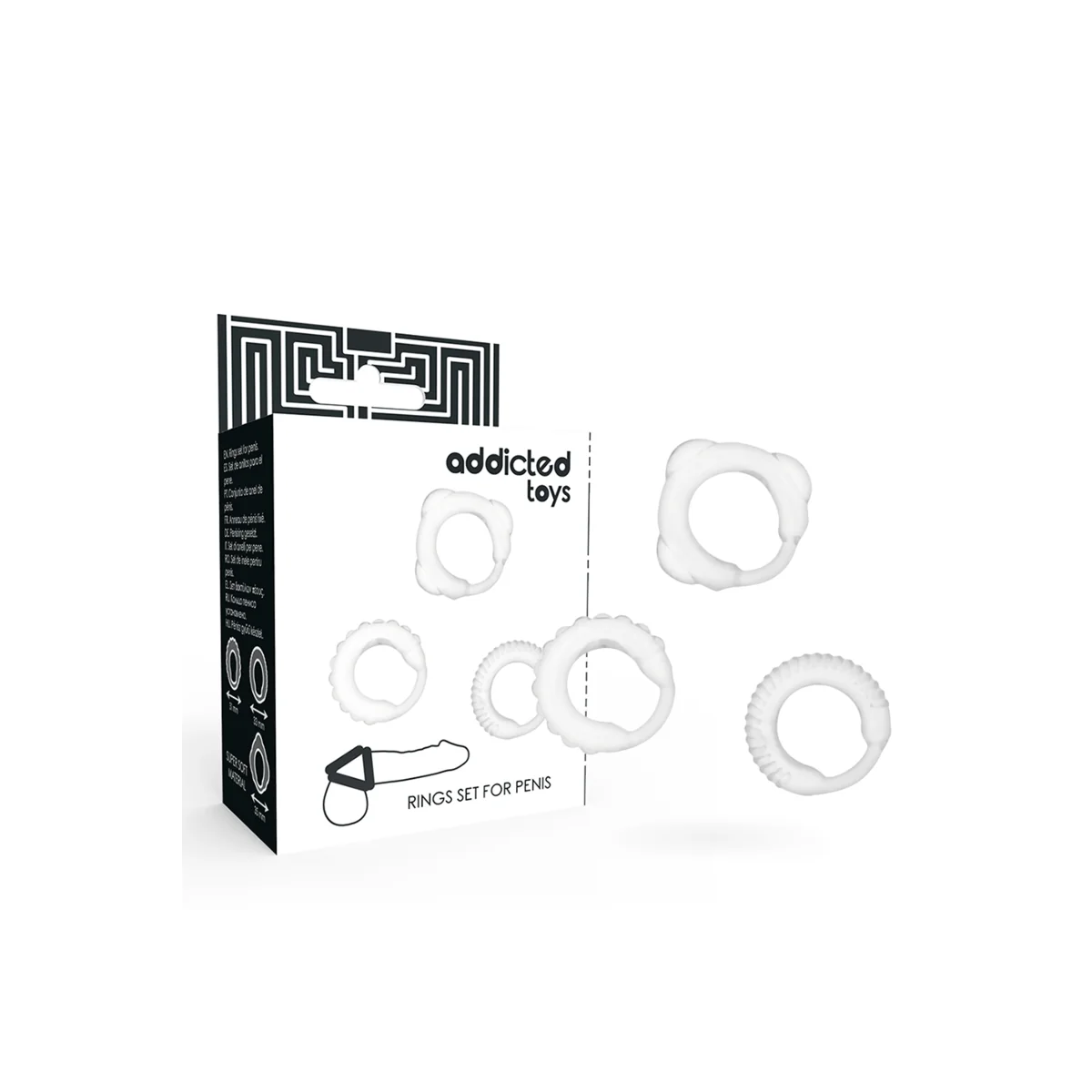 C-Ring-Set Klar von Addicted Toys kaufen | Fesselliebe