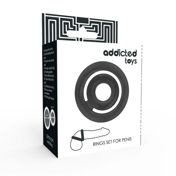 Potenz-C-Ring Penis Schwarz von Addicted Toys kaufen | Fesselliebe