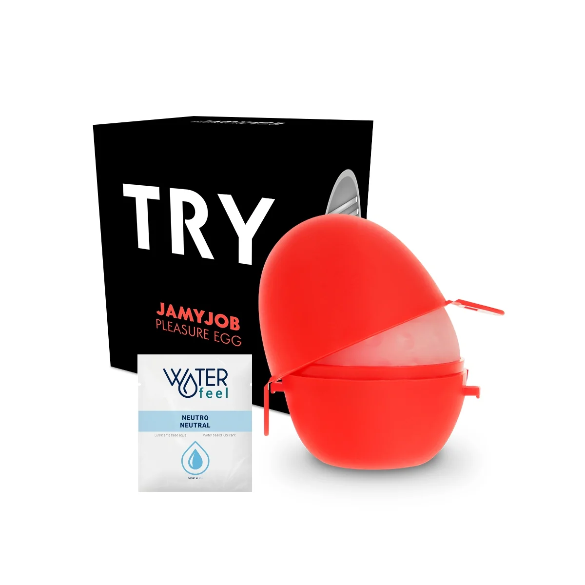 Egg Masturbator Schwarze Version Diskrett von Jamyjob kaufen | Fesselliebe