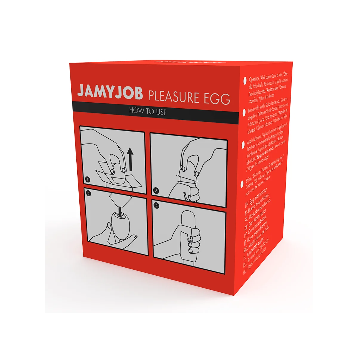 Egg Masturbator Rote Version Diskrett von Jamyjob kaufen | Fesselliebe