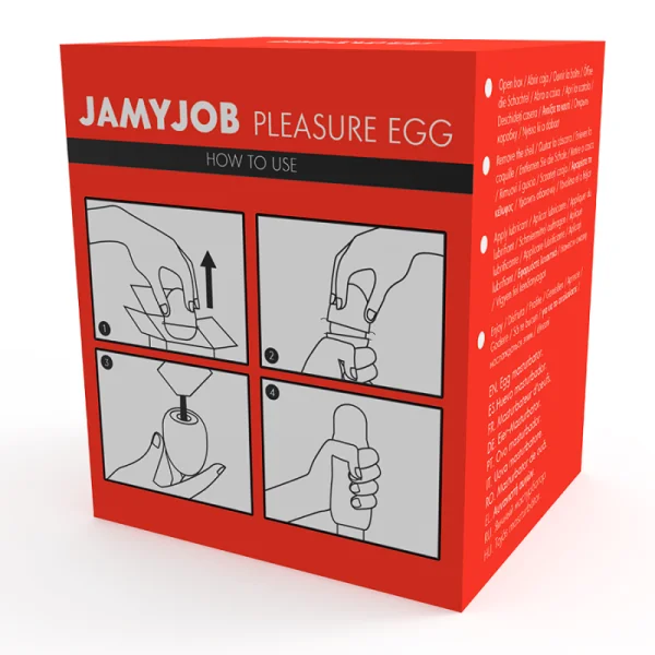 Egg Masturbator Rote Version Diskrett von Jamyjob kaufen | Fesselliebe