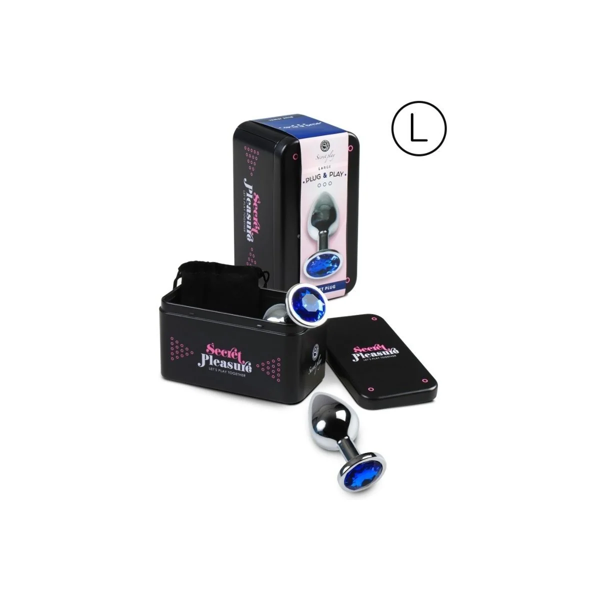 Analplug Größe L Blau von Secretplay Toys kaufen | Fesselliebe