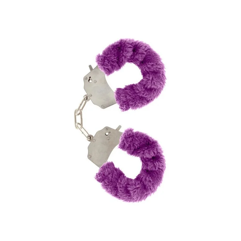 Furry Fun Cuffs Bondage Lila von Toyjoy kaufen | Fesselliebe